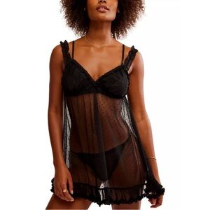 Free People Heart to Heart Mini Slip Dress